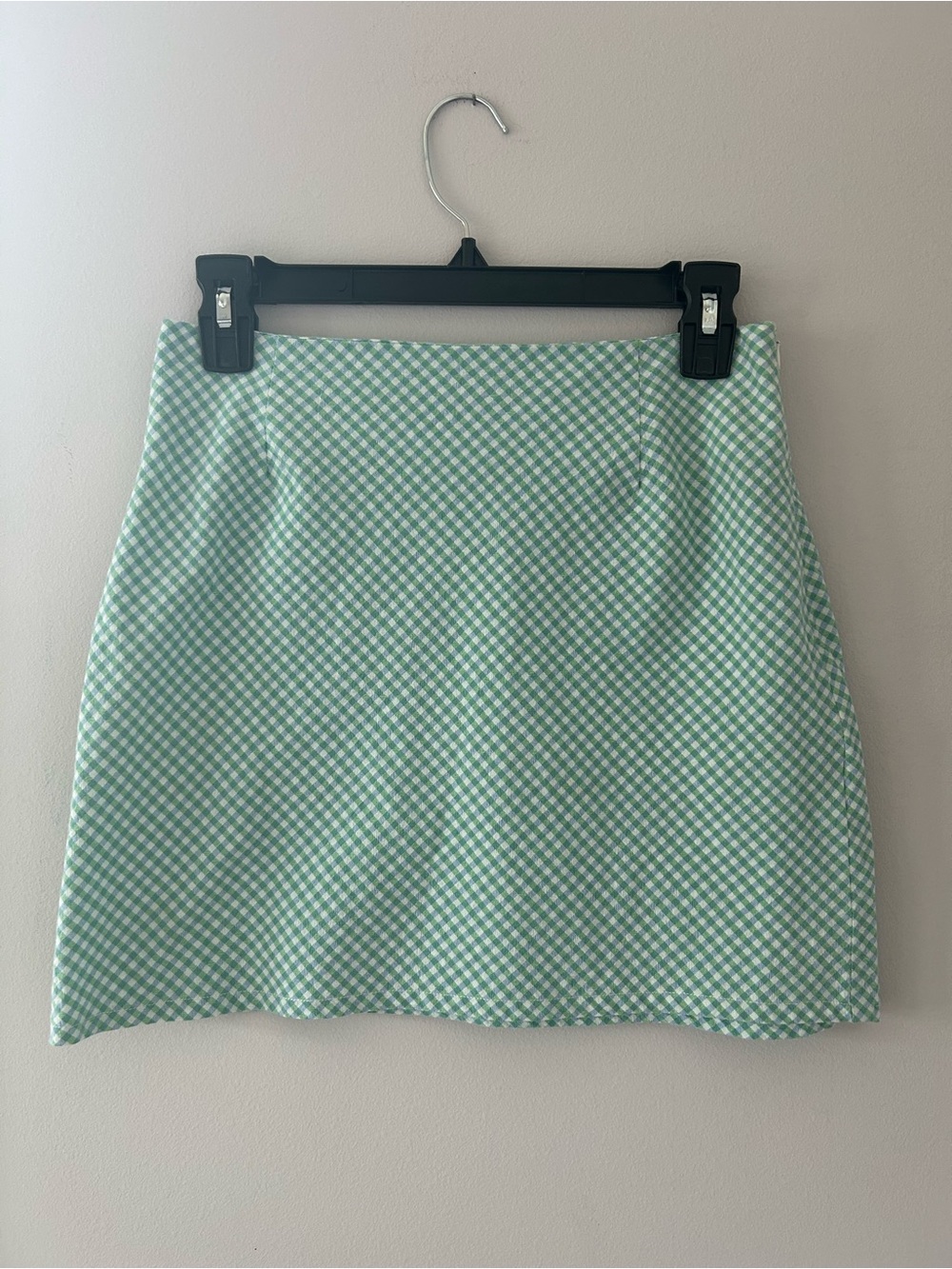Cotton On Mint Green Gingham Mini Skirt